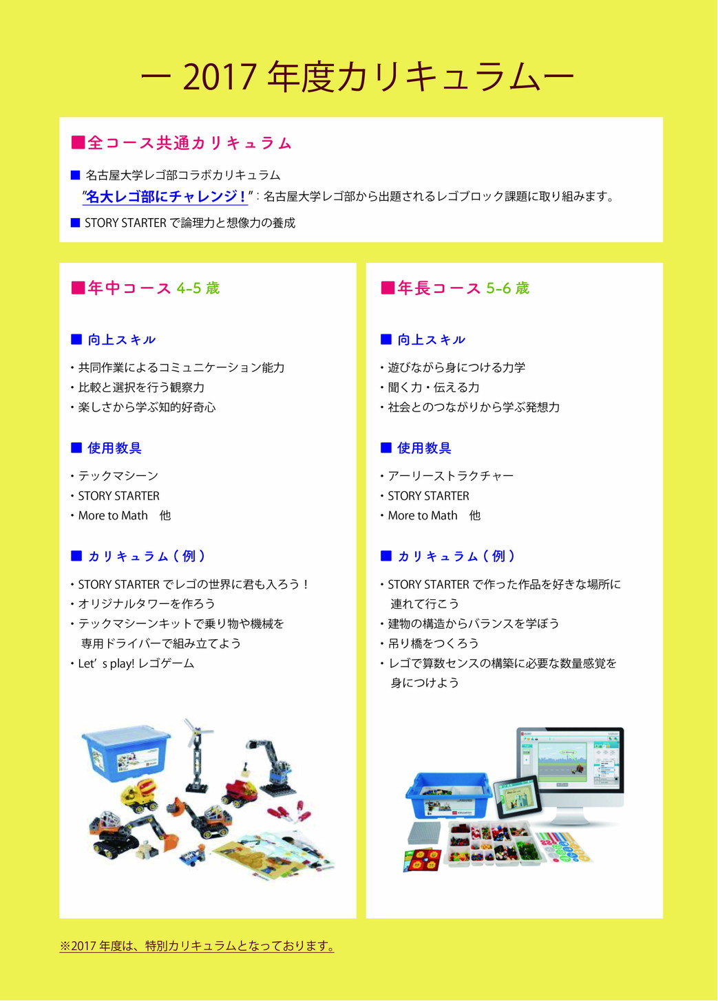 レゴみよしカリキュラム